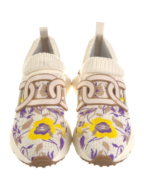 Tod's Printed Embroidered Accent Chunky Sneakers