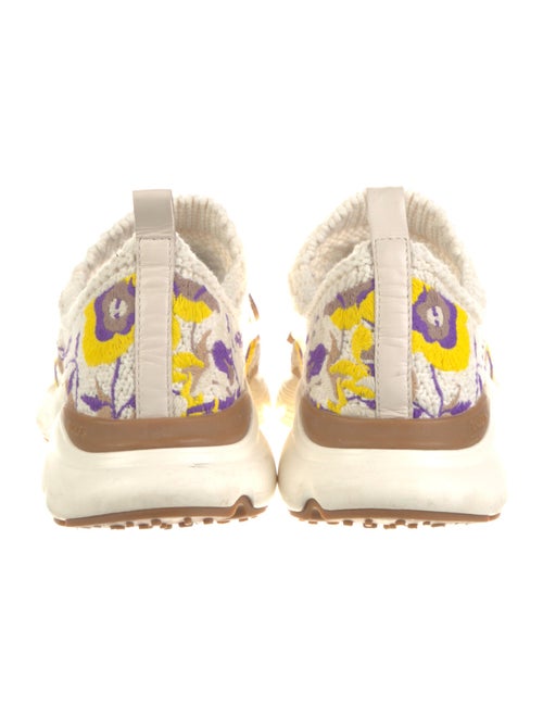 Tod's Printed Embroidered Accent Chunky Sneakers