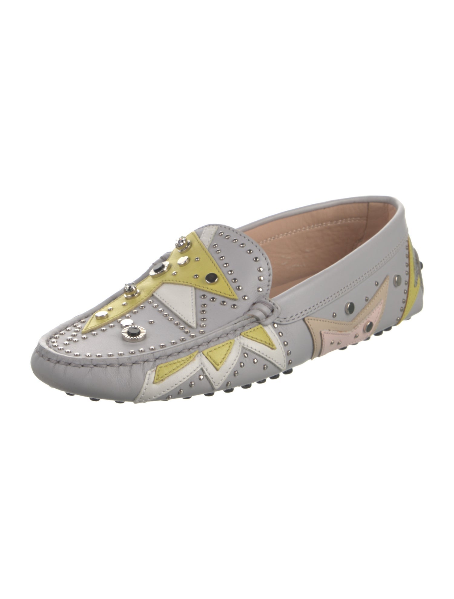 Tod's Leather Printed Loafers