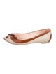 Tod's Canvas Bow Accents Ballet Flats