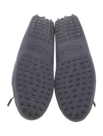 Tod's Leather Bow Accents Loafers