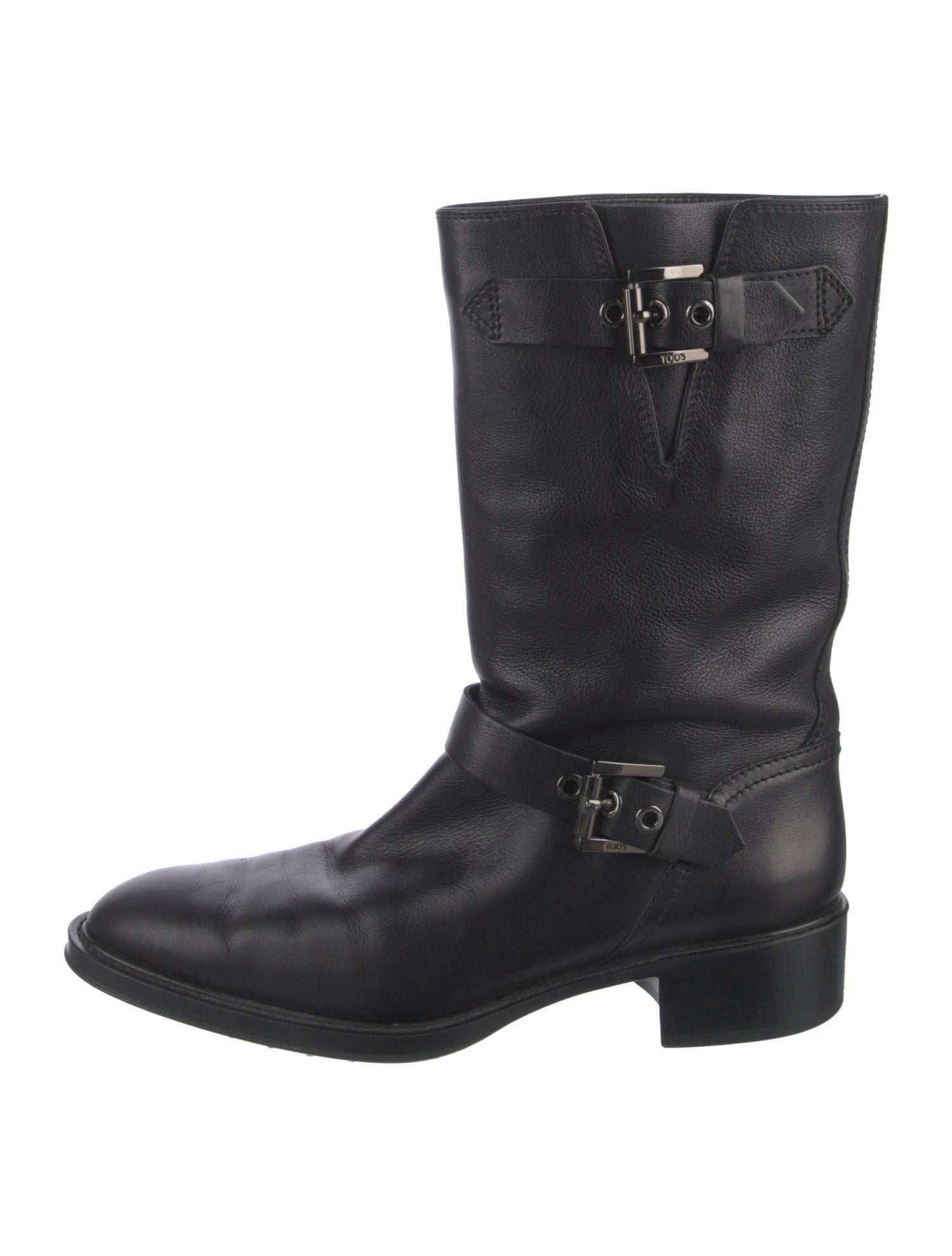 Tod's Leather Moto Boots