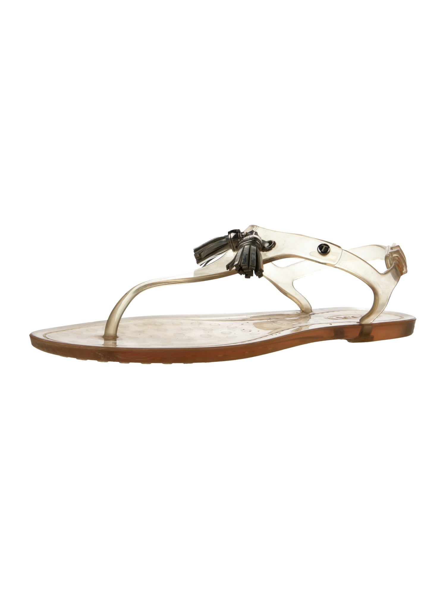 Tod's Rubber Tassel Accents Sandals