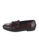 Tod's Leather Tassel Accents Loafers