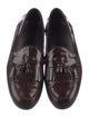 Tod's Leather Tassel Accents Loafers