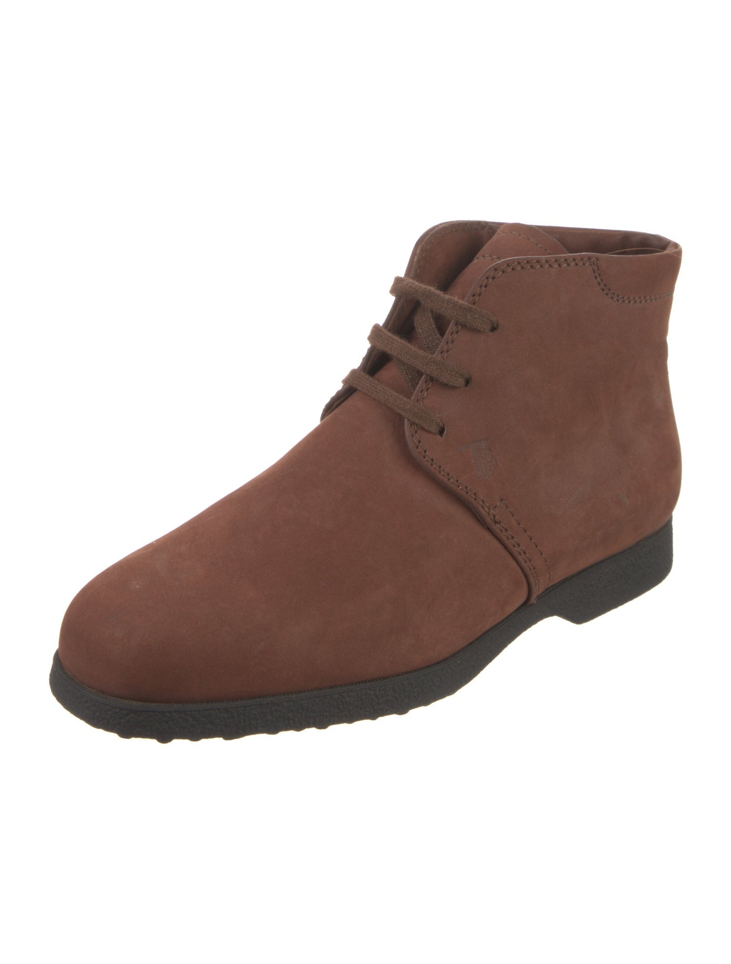 Tod's Suede Lace-Up Boots