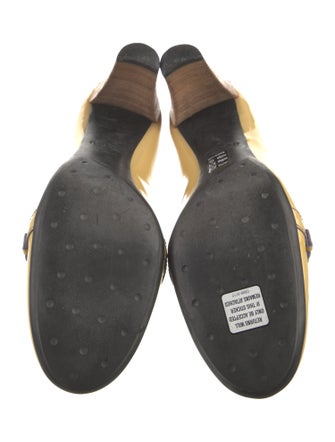 Tod's Patent Leather Fringe Trim Accent Pumps