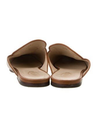 Tod's Canvas Chain-Link Accents Mules