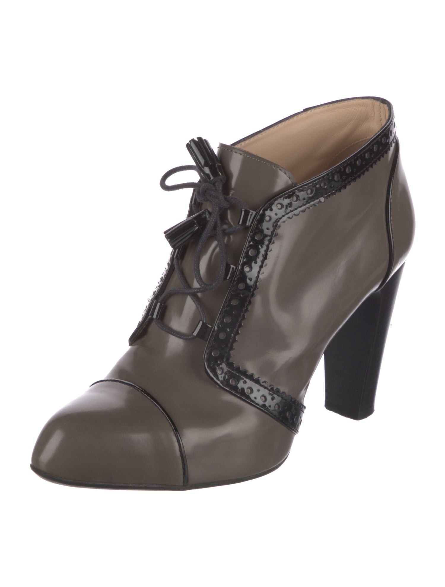 Tod's Leather Colorblock Pattern Pumps