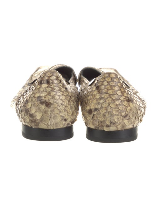 Tod's Snakeskin Animal Print Flats