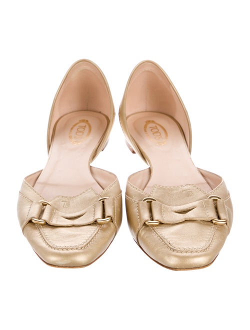 Tod's Leather D'Orsay Flats