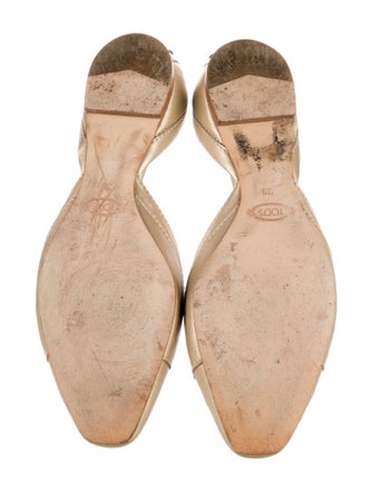 Tod's Leather D'Orsay Flats