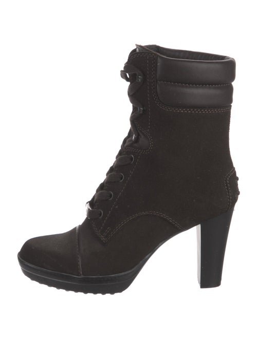 Tod's Suede Lace-Up Boots