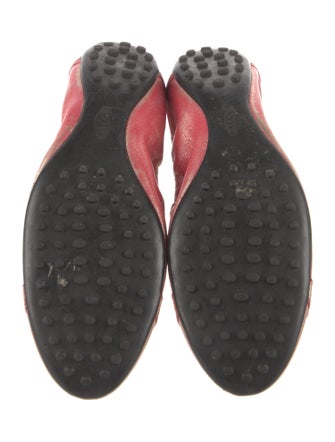 Tod's Leather Tie-Dye Print Ballet Flats