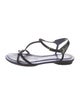 Tod's Patent Leather T-Strap Sandals