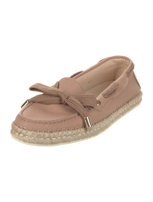 Tod's Leather Espadrilles
