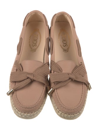 Tod's Leather Espadrilles