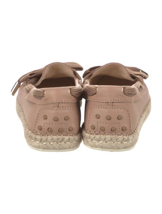 Tod's Leather Espadrilles