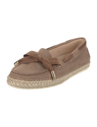 Tod's Leather Espadrilles