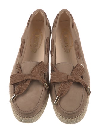 Tod's Leather Espadrilles