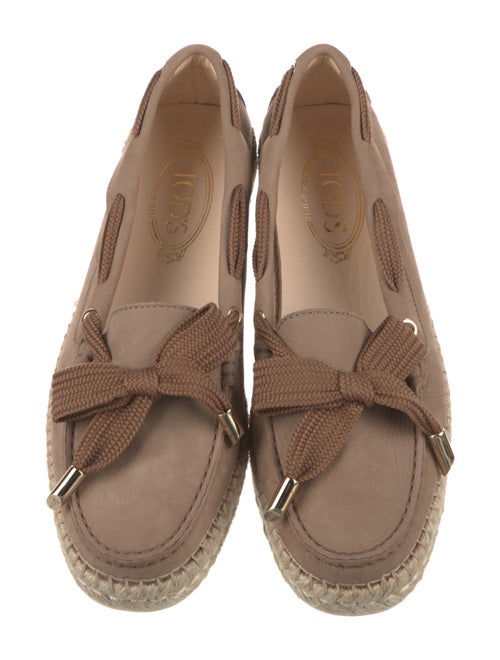 Tod's Leather Espadrilles