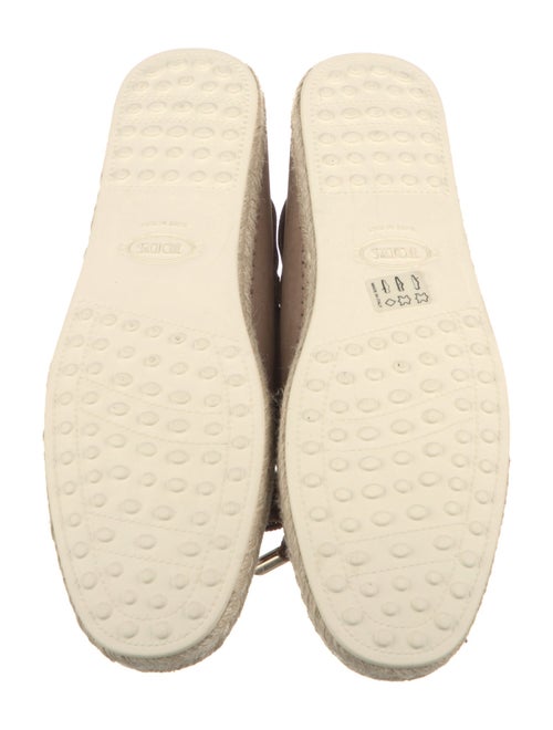 Tod's Leather Espadrilles