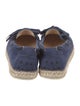 Tod's Suede Bow Accents Espadrilles