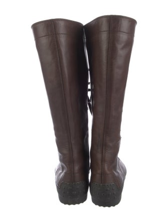 Tod's Leather Lace-Up Boots