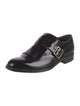 Tod's Patent Leather Fringe Trim Accent Oxfords