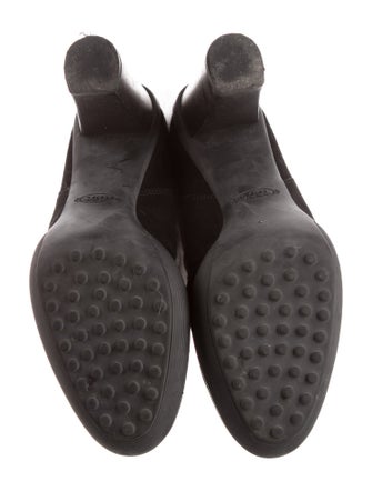 Tod's Suede Fur Trim Boots