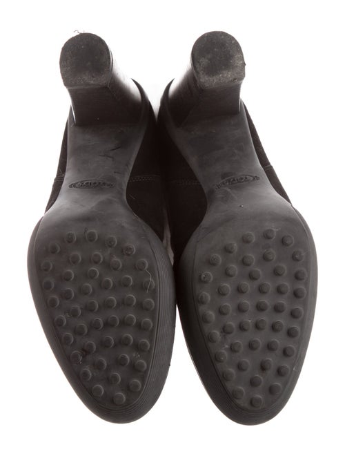 Tod's Suede Fur Trim Boots