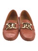 Tod's Leather Chain-Link Accents Loafers