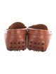 Tod's Leather Chain-Link Accents Loafers