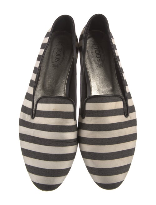 Tod's Striped Ballet Flats