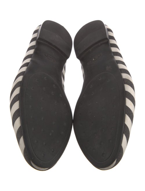Tod's Striped Ballet Flats