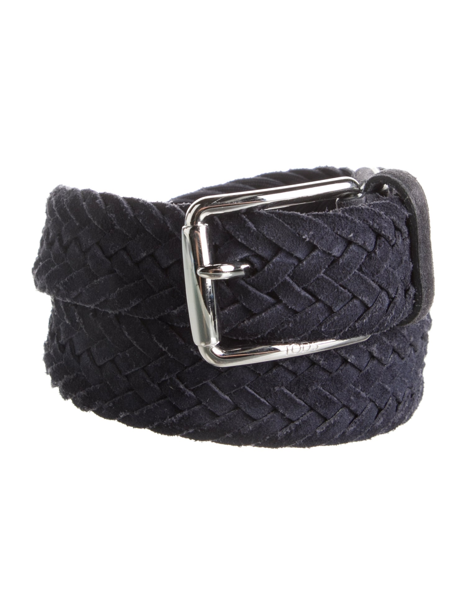 Dior Homme Stud-Embellished Leather Belt - Black Belts