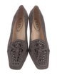 Tod's Suede Bow Accents Pumps