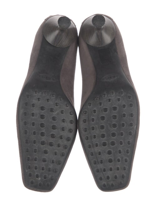Tod's Suede Bow Accents Pumps