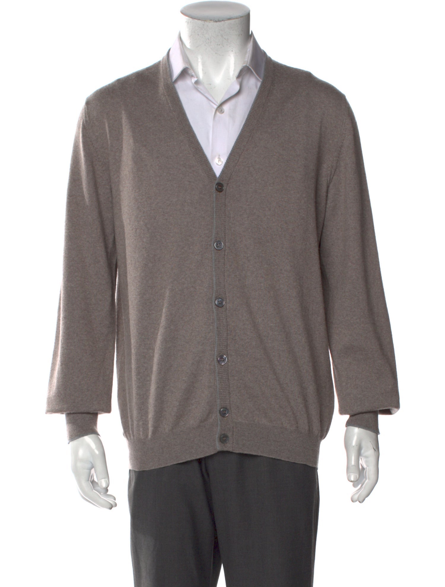 Tod's Virgin Wool V-Neck Cardigan