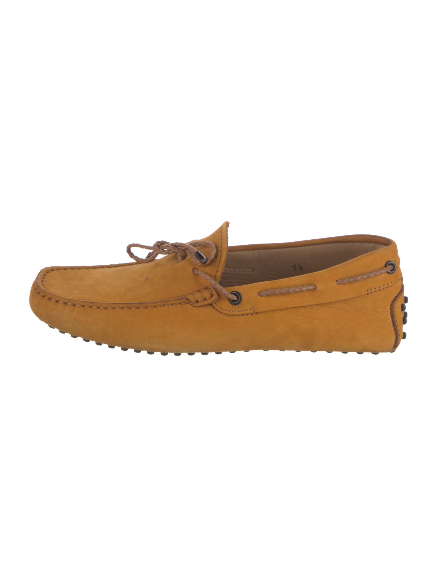 Tod's Suede Bow Accents Moccasins
