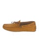 Tod's Suede Bow Accents Moccasins