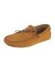 Tod's Suede Bow Accents Moccasins