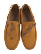 Tod's Suede Bow Accents Moccasins