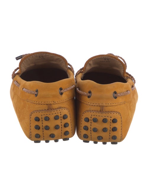 Tod's Suede Bow Accents Moccasins