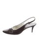 Tod's Leather Slingback Pumps