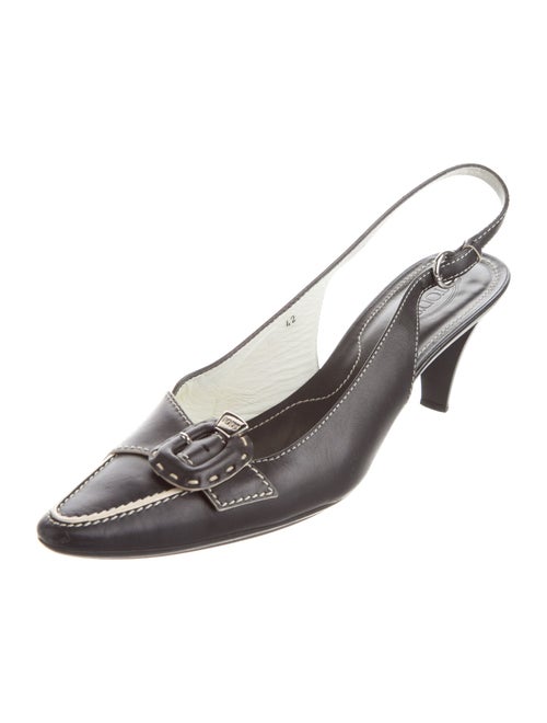 Tod's Leather Slingback Pumps