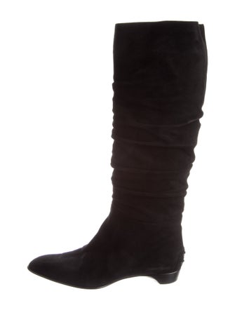 Tod's Suede Slouch Boots