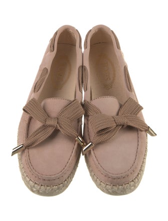 Tod's Leather Espadrilles