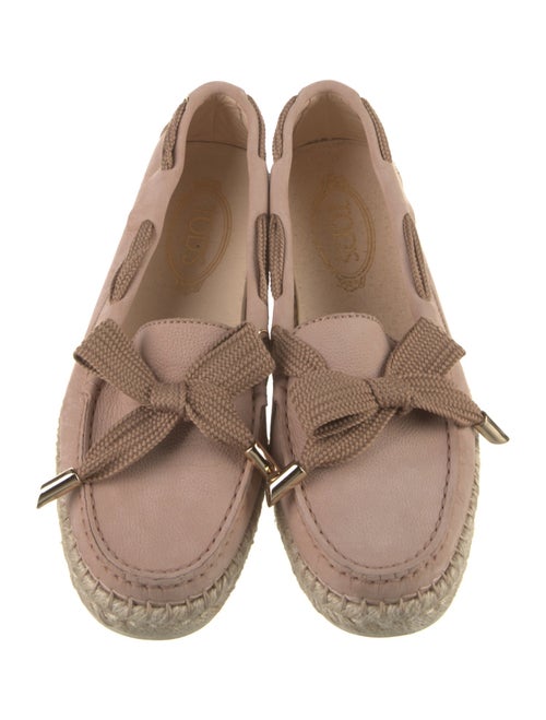 Tod's Leather Espadrilles