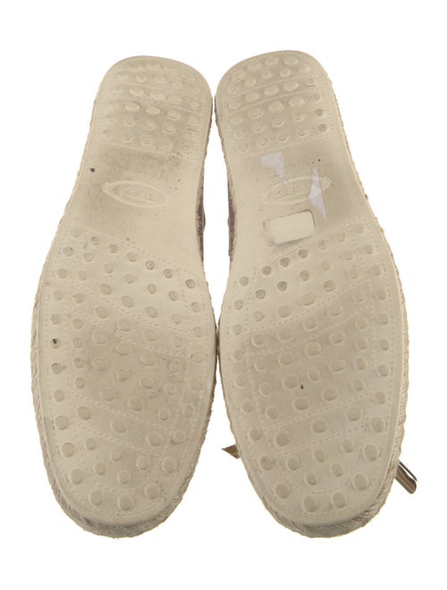Tod's Leather Espadrilles